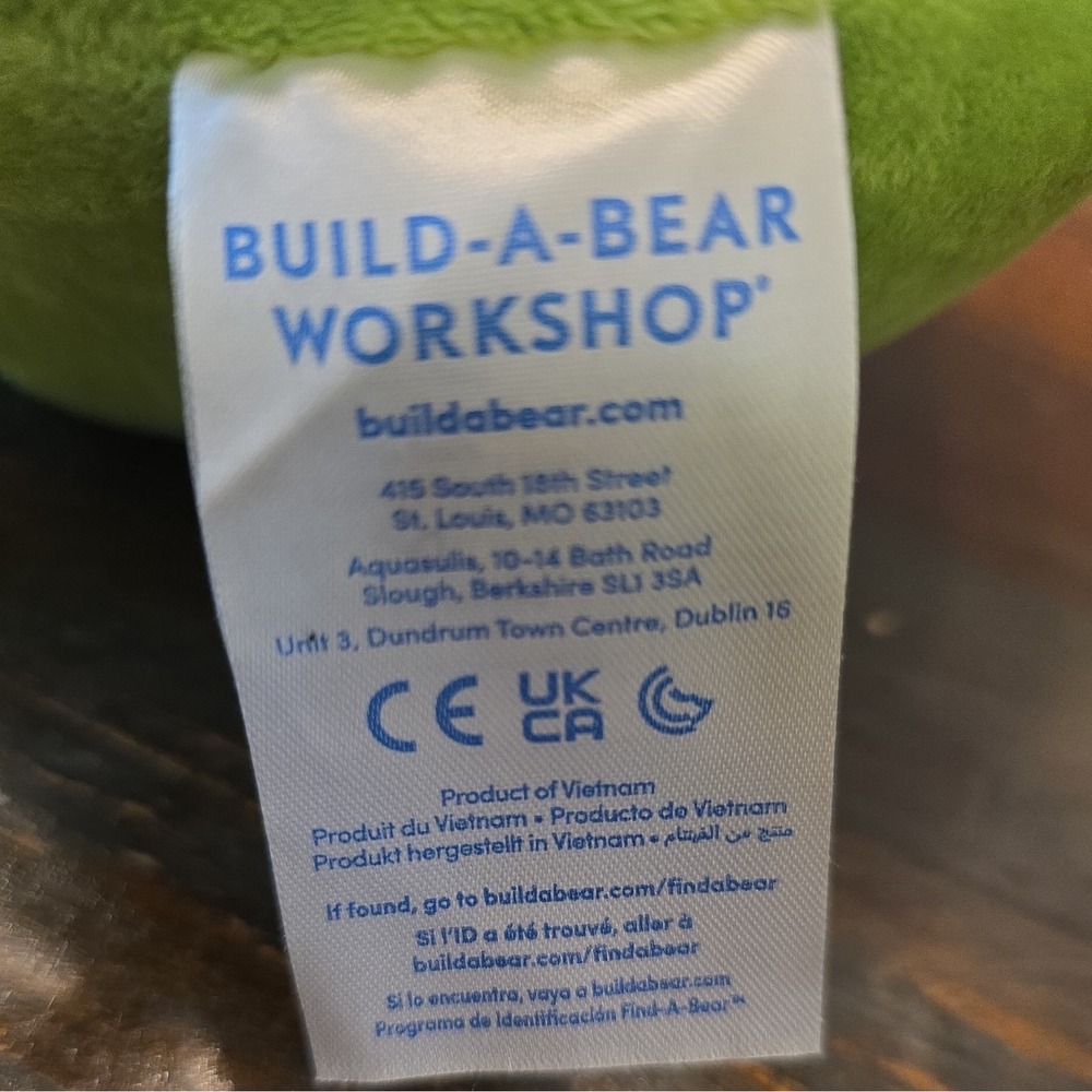 Monsters Inc Build-a-Bear Mike Wazowski Large Plush 7" BAB - Picture 5 of 6